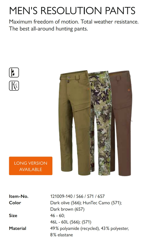 レゾソリューション パンツ OLIVE / Men's Resolution Trousers OLIVE