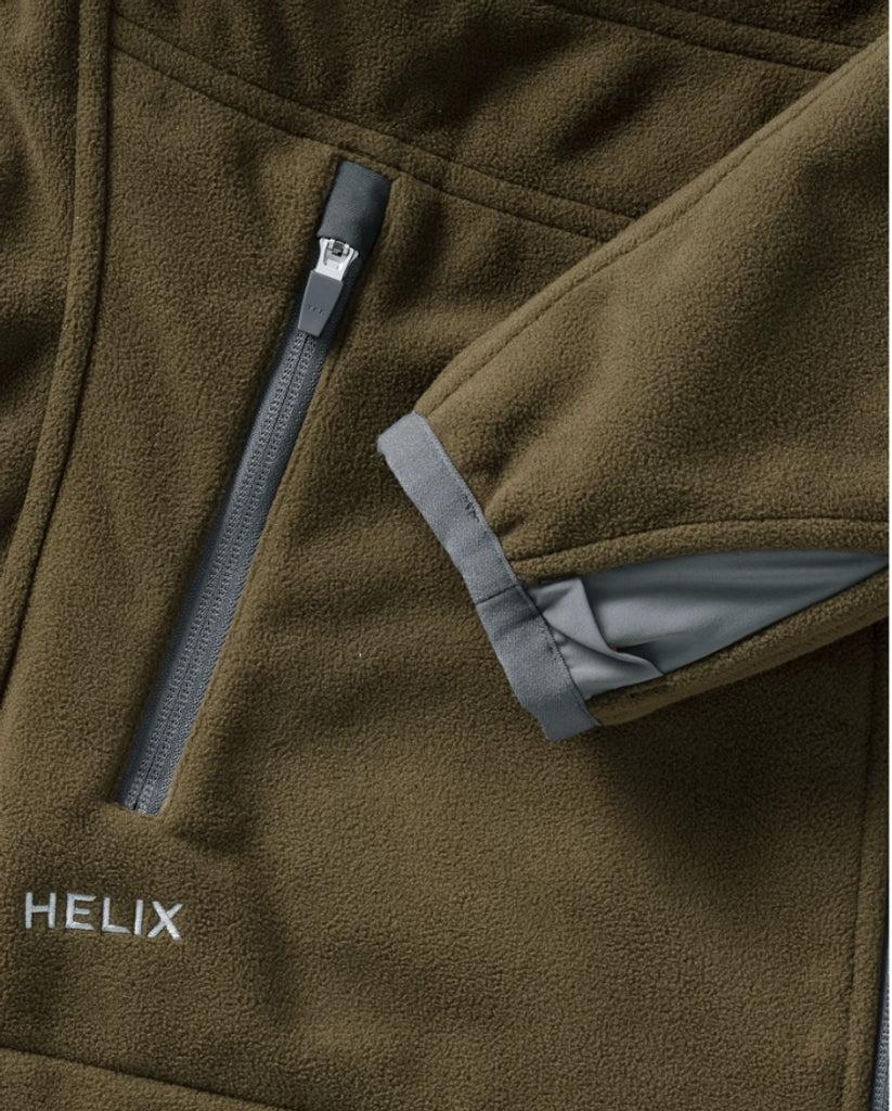 【狩猟生活2024 vo.17掲載】ヘリックス リバーシブル フリース ジャケット / HELIX REVERSIBLE FLEECE JACKET OLIVE/ORANGE（WOMEN)（リバーシブル）