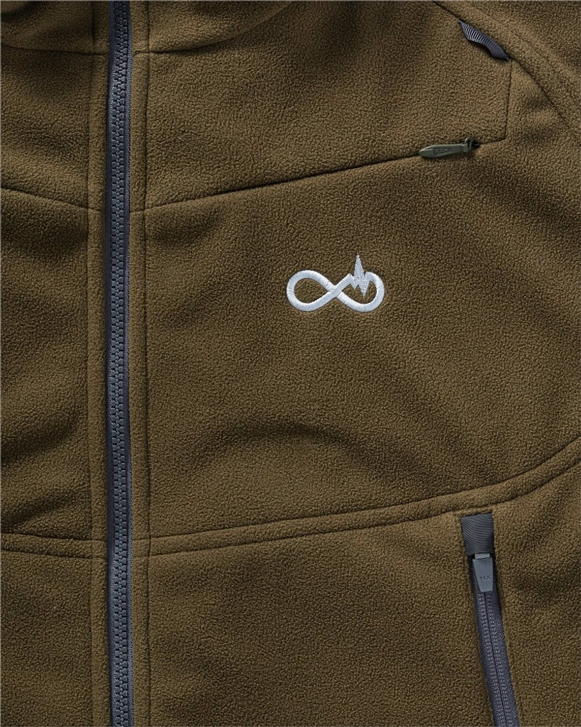 【狩猟生活2024 vo.17掲載】ヘリックス リバーシブル フリースジャケット インフィニティソリッド / HELIX REVERSIBLE FLEECE JACKET INFINITY SOLID (MEN)（リバーシブル）