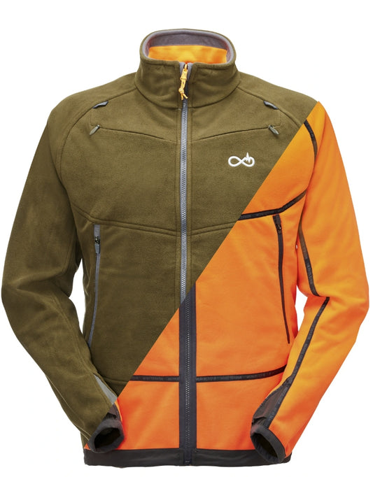 【狩猟生活2024 vo.17掲載】ヘリックス リバーシブル フリースジャケット インフィニティソリッド / HELIX REVERSIBLE FLEECE JACKET INFINITY SOLID (MEN)（リバーシブル）